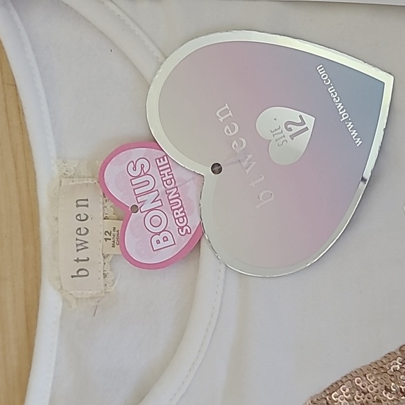 Btween Girls Unicorn Fluffy Mane Soft Sweatshirt White Top Size 12 - Picture 4 of 7